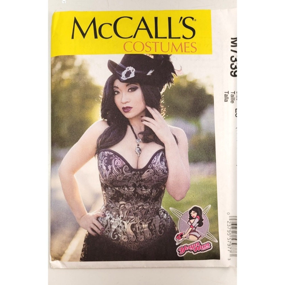 McCalls Costume M7339 E5 Sz 14 16‎ 18 20 22 Factory Fold Uncut